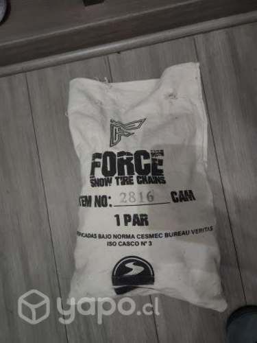 Cadenas para la nieve, rin 16, 17 y 18