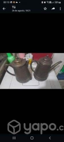 Jarrones de plata con bronce muy antiguos