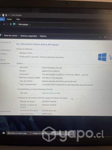 Notebook Dell Ultima generacion