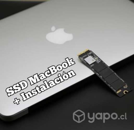 SSD 256Gb Mac Air (2013 - 2017) instalado