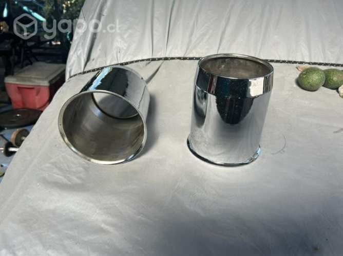 Conos o cubos de rueda cromados