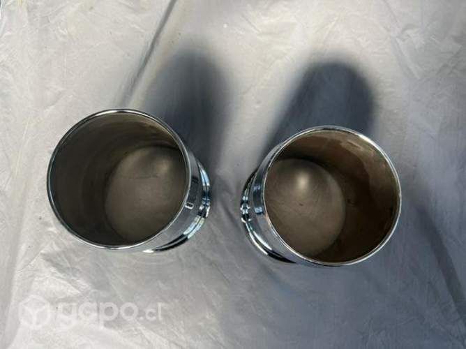 Conos o cubos de rueda cromados