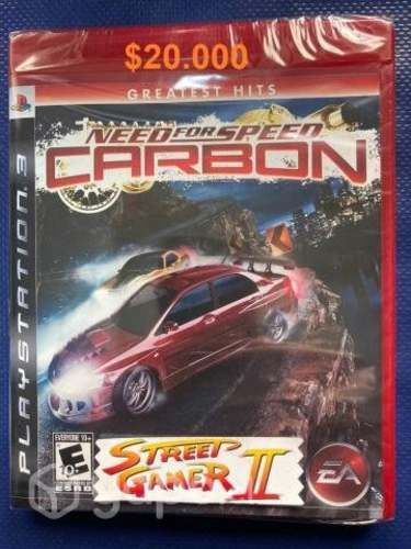Need for speed carbon ps3 nuevo sellado
