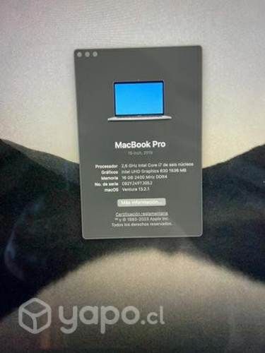 MacBook Pro 2018 15&quot;