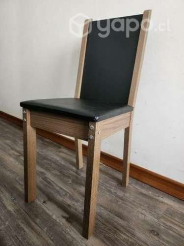 6 sillas de madera nuevas para armar de comedor