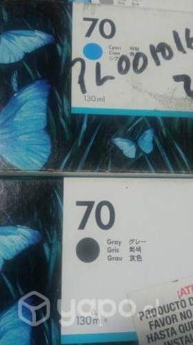 Tintas HP 70 colores originales de 130ml