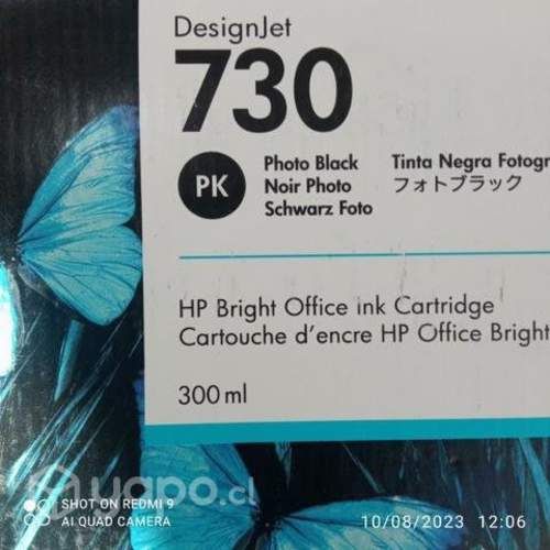 Tintas HP 730 colores originales de 300ml