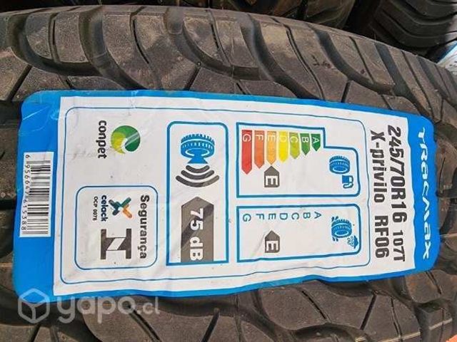 4 Neumaticos nuevos 245/70R16