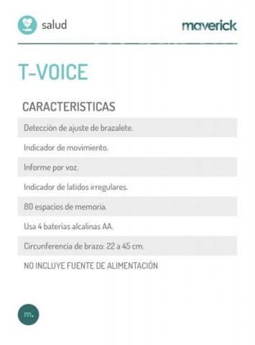 Tensiometro t-voice maverick