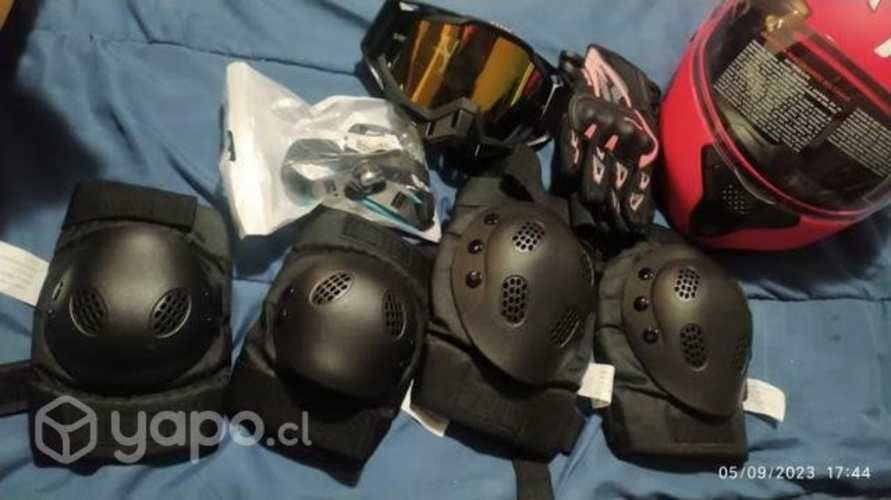 Casco y accesorios