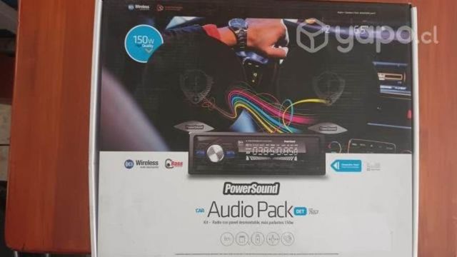 Radio para automovil con panel desmoltable