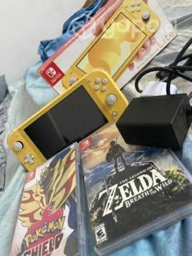 Nintendo switch + 2 juegos fisicos cargador origin