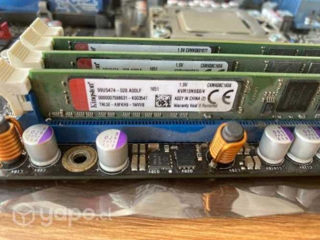 Placa intel dx58so, Xeon x5680 y 12 gb en ram ddr