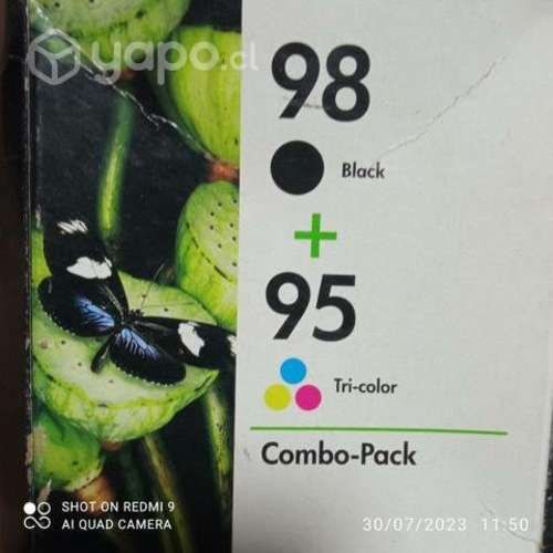 Packs de tintas HP 98 y 95 originales