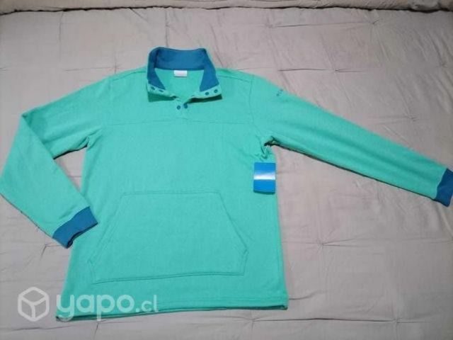 Poleron Columbia talla M Hombre color verde