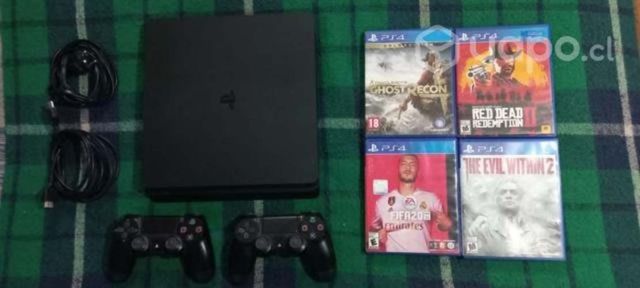 PS 4 x poco uso
