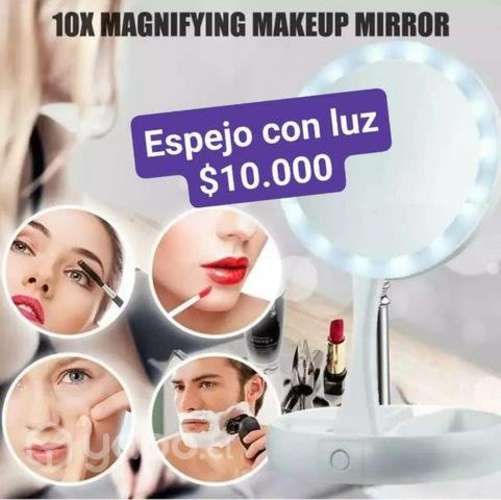 Espejo LED para maquillaje