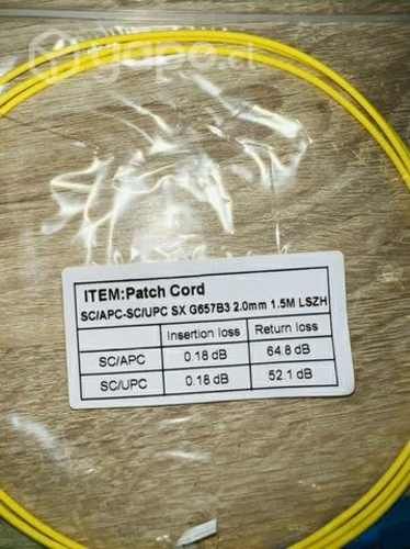Jumper SC/APC SC/UPC 1,5 metros