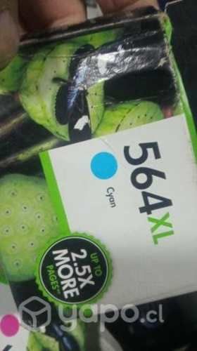 Tintas HP 564xl colores originales de alta