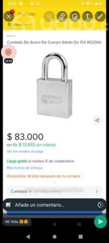 Candado american look original