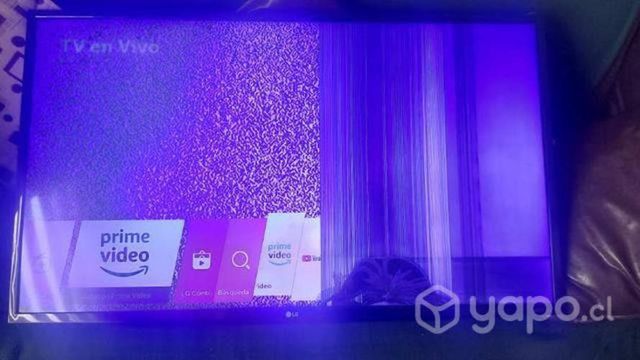 Smart TV LG pantalla dañanada