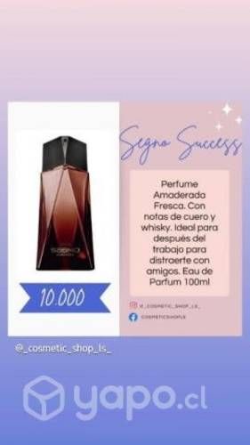 Linea de perfumes segno avon