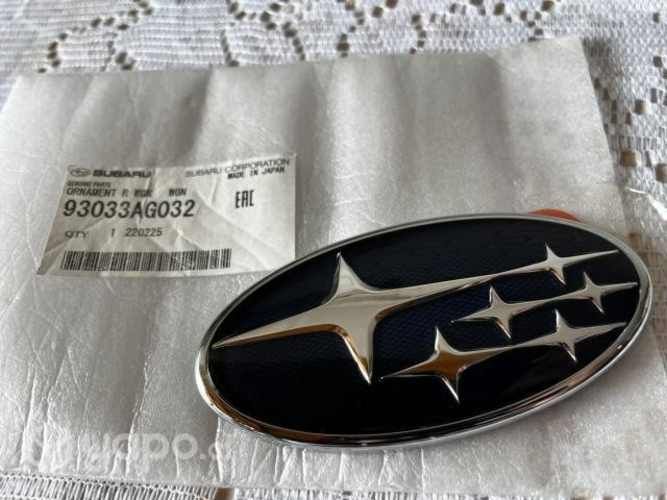 Subaro logo original trasero
