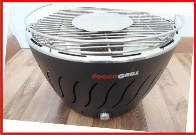 Parrilla sin humo - a carbón - portáti