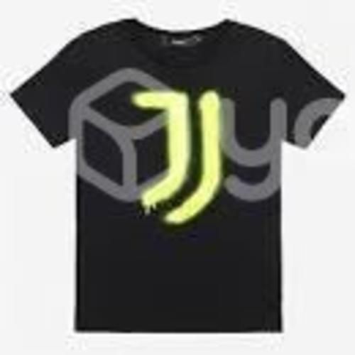 Polera Juventus C/ Logo Stilo Spray Amarillo