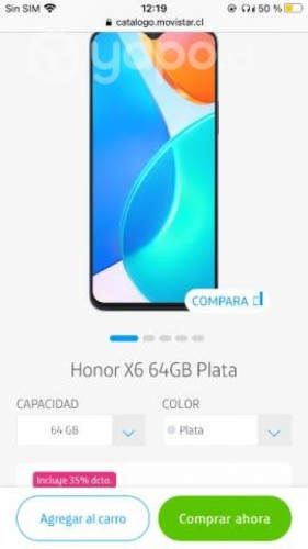 Celular honor 6x casi nuevo