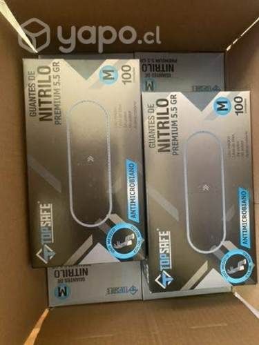 Guantes de nitrilo negro 5.5 extra resistente