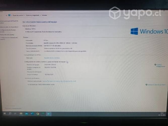 Computador escritorio