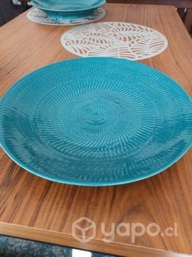 Platos Decoración Turquesa