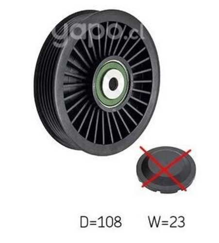 Rodamiento de correa Mercedes B. Viano/vito/S/C/E+