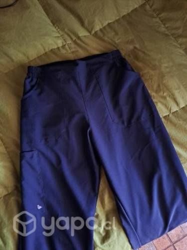 Pantalon de uniforme clínico azul marino antifluid
