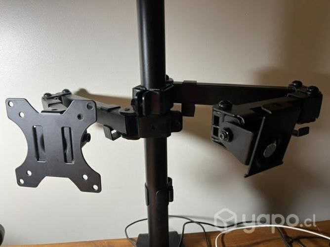 Soporte brazo monitor para escritorio doble