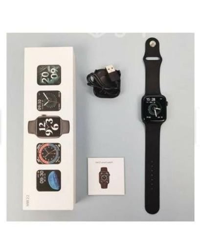 Smarwatch reloj inteligente hw22 pro negro