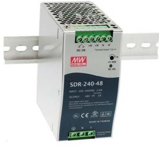 Fuente de Poder 48V 5A ajustable SDR-240-48