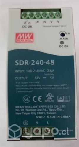 Fuente de Poder 48V 5A ajustable SDR-240-48