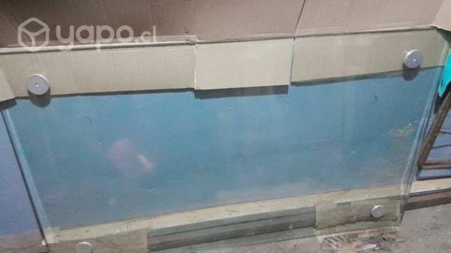 Mesa vidrio traspaleta