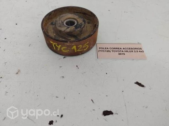 Polea Correa Accesorios (TYC125) Toyota Hilux 2.5