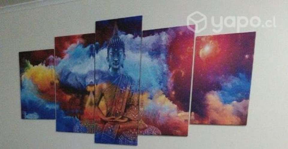 Set cuadro buda
