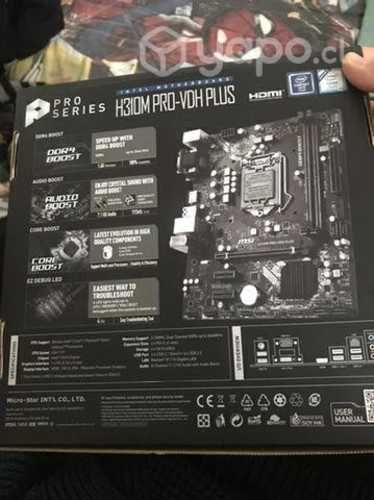 Placa Madre + Intel I5 9400 + 16 GB ram