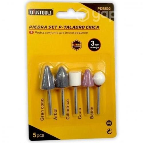 Juego de piedras abrasivas 5 unidades - uyustools