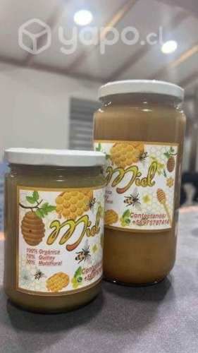 Miel de abeja cruda 100% organica