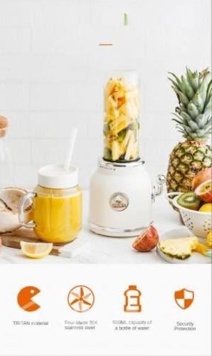 Licuadora Batidora Juguera 2 Vasos Portátil