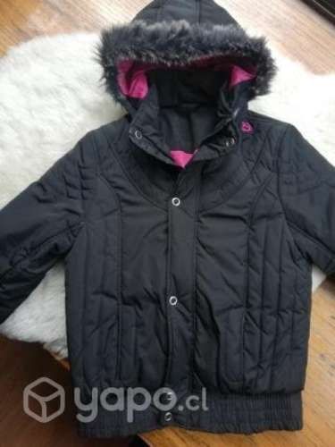 Parka negra talla 12-14
