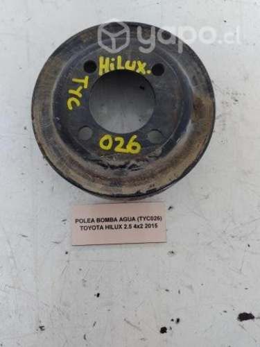 Polea Bomba Agua (TYC026) Toyota Hilux 2.5 2015