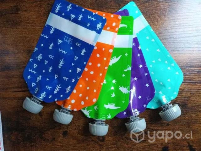 Pouchs compotas marca simple modern