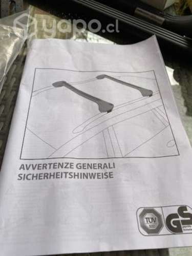 Barra Porta Equipaje Suv Modula Ovalbar Open